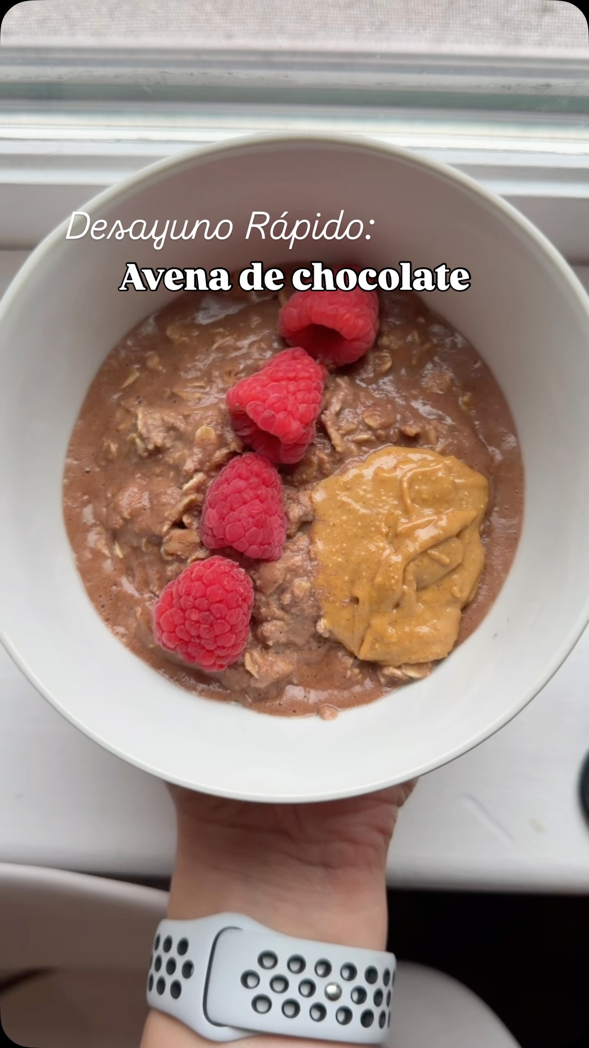 Avena de chocolate saludable - AleBFitness